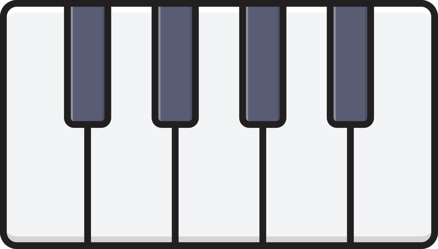 piano vectorillustratie op een background.premium kwaliteit symbolen.vector iconen voor concept en grafisch ontwerp. vector