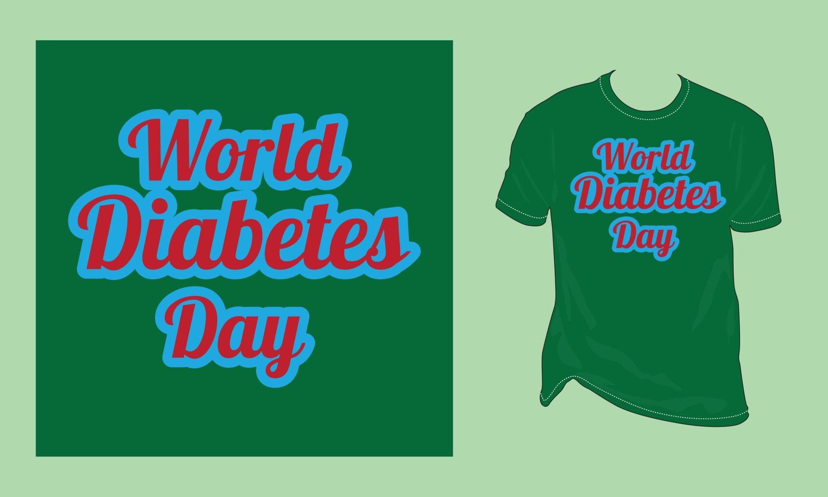 wereld diabetes dag vector ontwerp