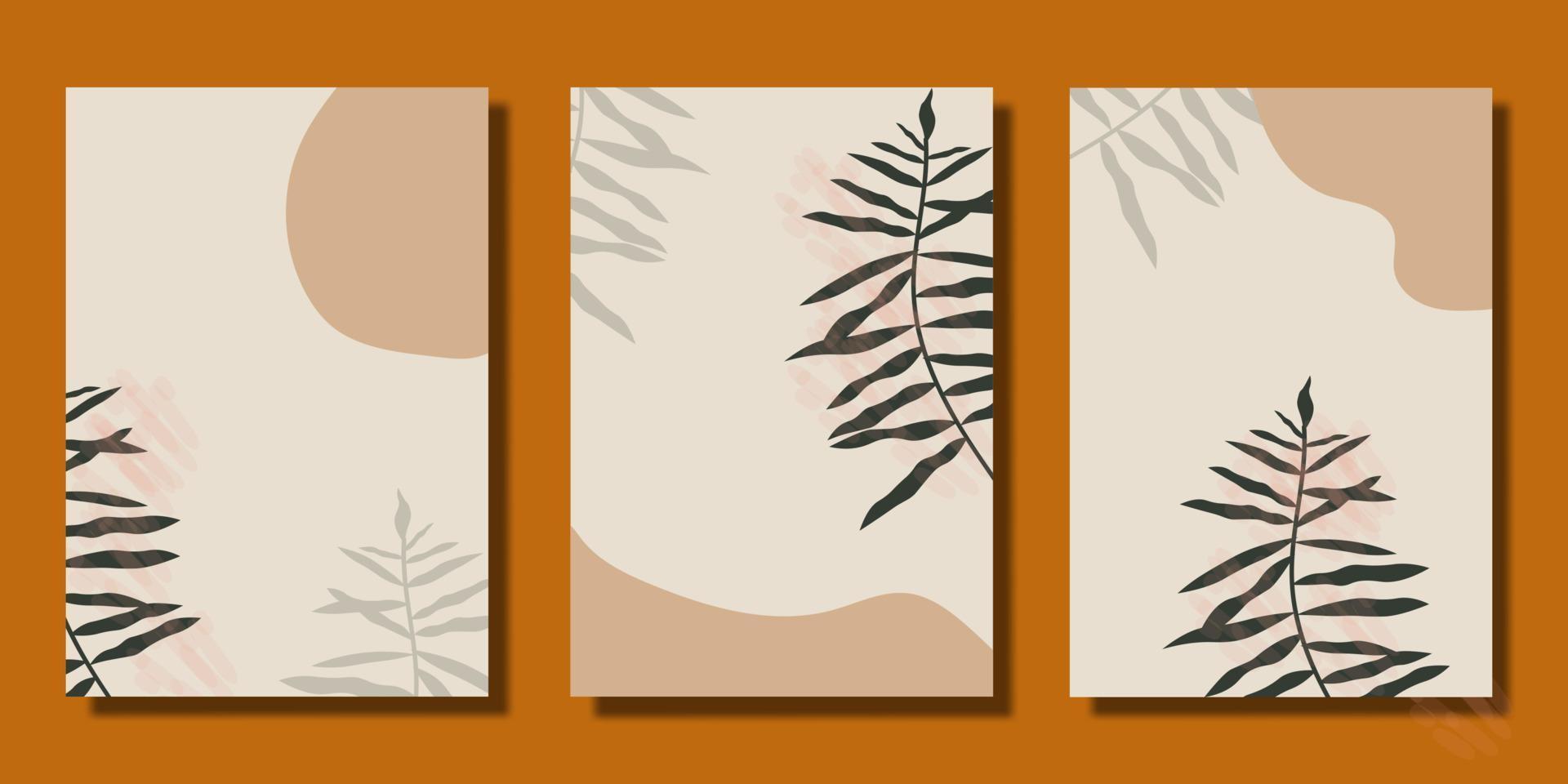 vlak ontwerp hand- getrokken vlak ontwerp boho muur kunst vector