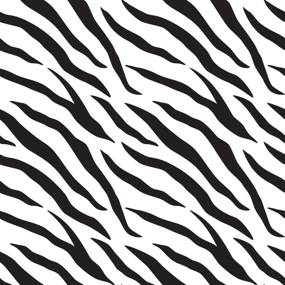 vector illustratie van naadloos zebra patroon
