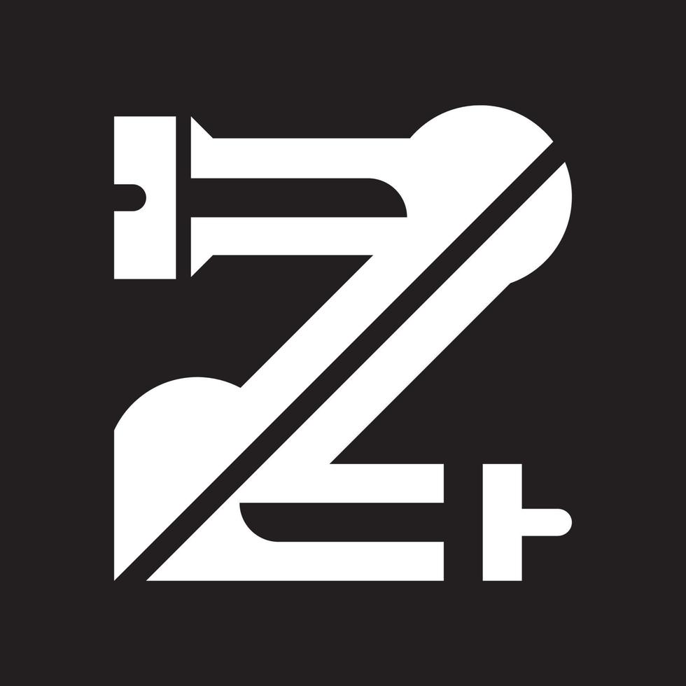 brief z logo ontwerp. branding identiteit zakelijke vector z icoon en logo.