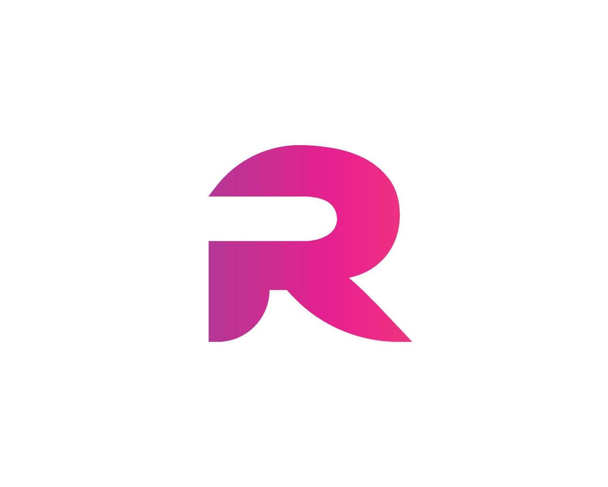 r logo ontwerp vector sjabloon