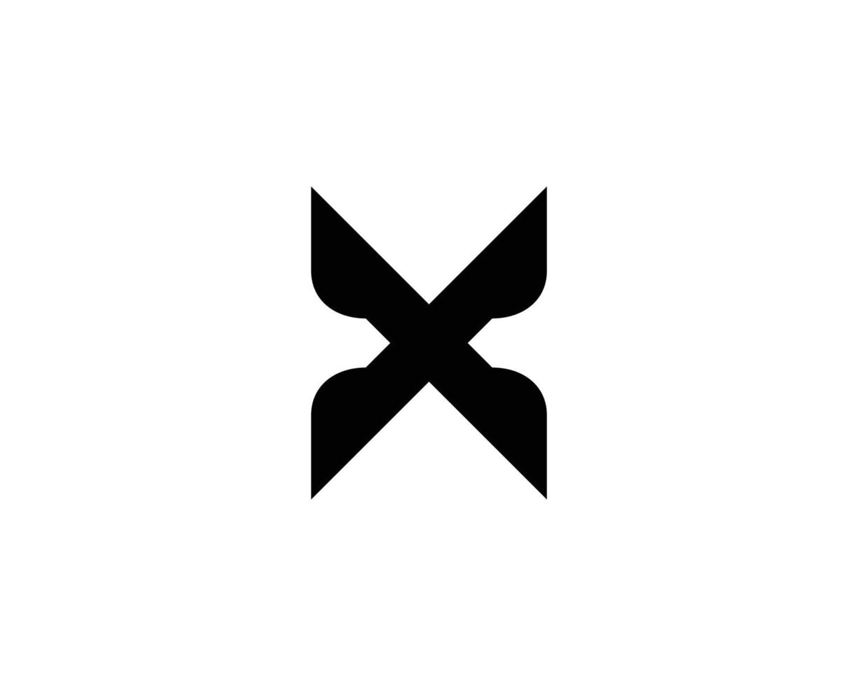 X xx logo ontwerp vector sjabloon