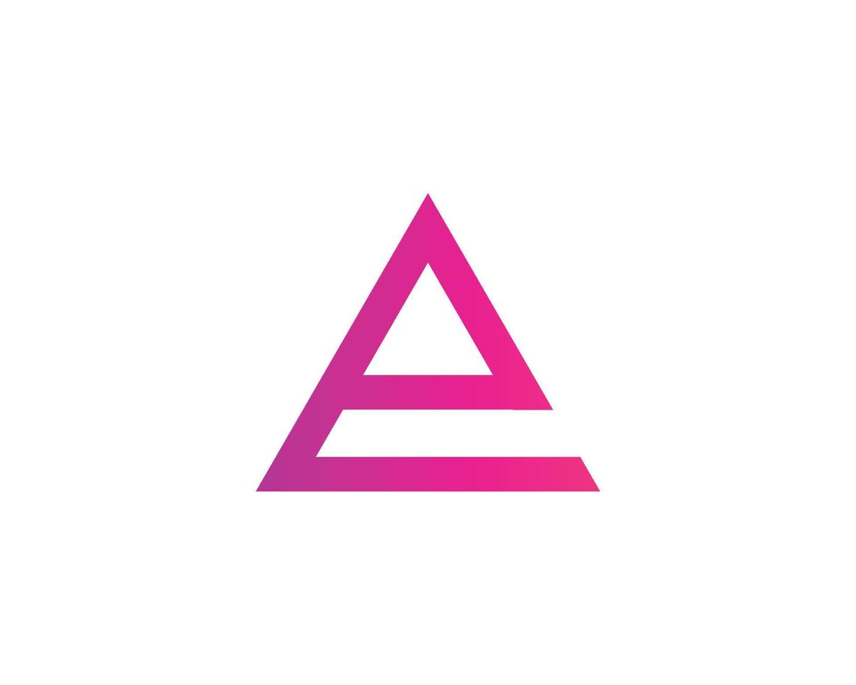 ae ea logo ontwerp vector sjabloon