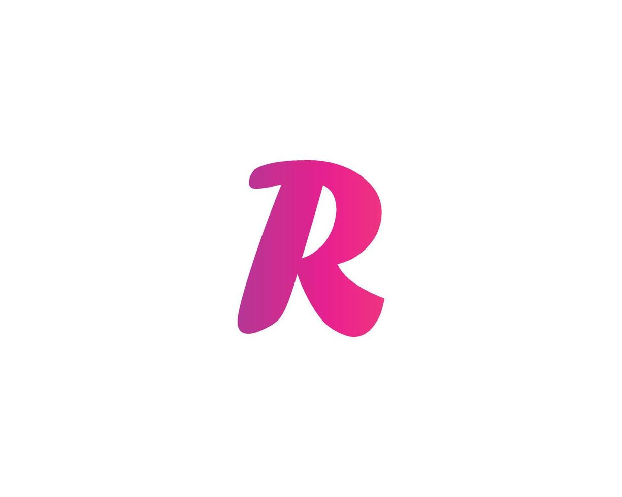 r logo ontwerp vector sjabloon