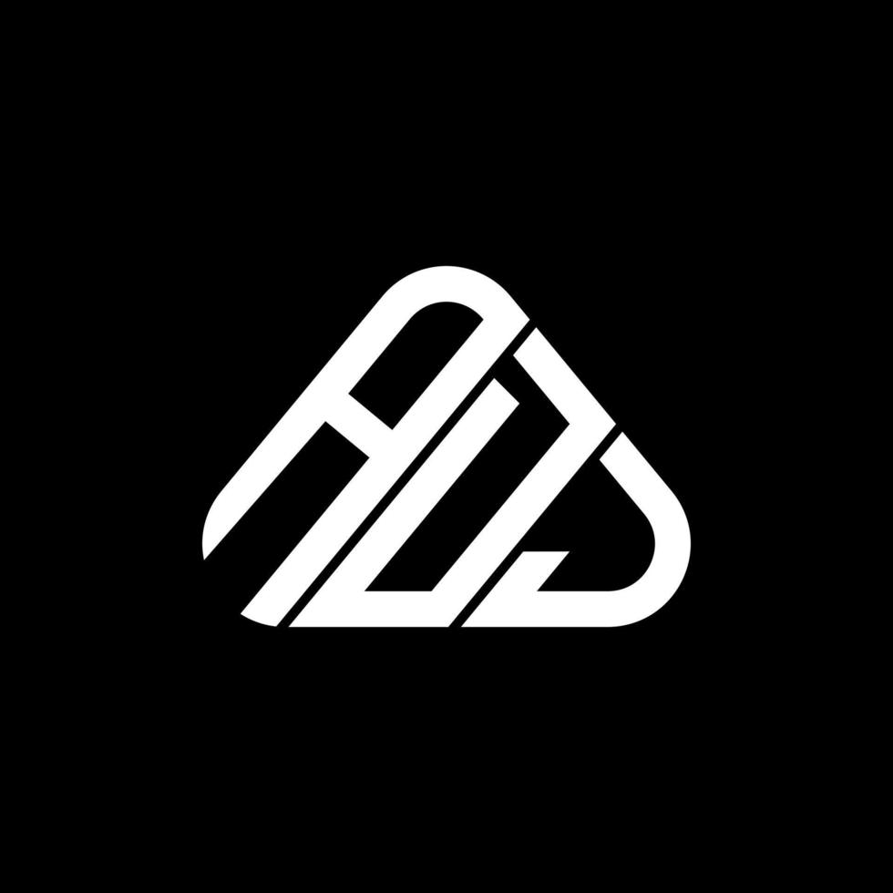 bijvoeglijk naamwoord brief logo creatief ontwerp met vector grafisch, bijvoeglijk naamwoord gemakkelijk en modern logo in driehoek vorm geven aan.