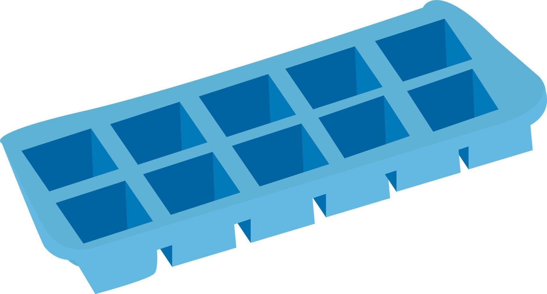 het formulier voor ijs, illustratie, vector Aan wit achtergrond.