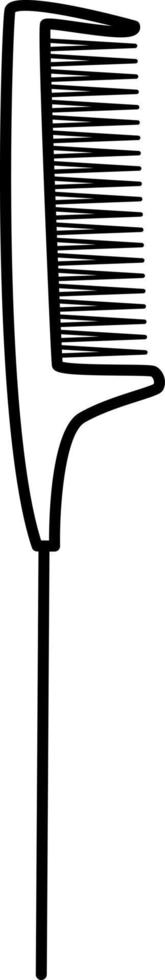 klein baard kam, icoon illustratie, vector Aan wit achtergrond