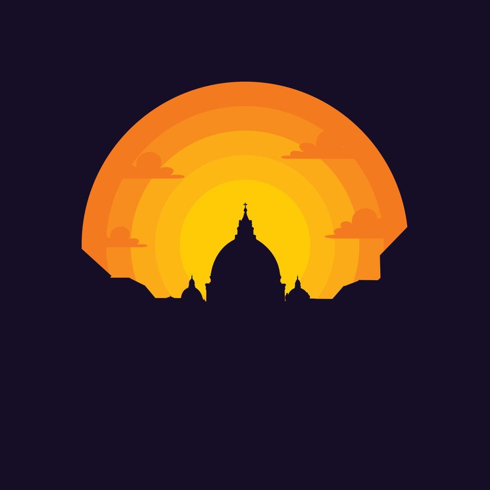 Vaticaan visie vector illustratie