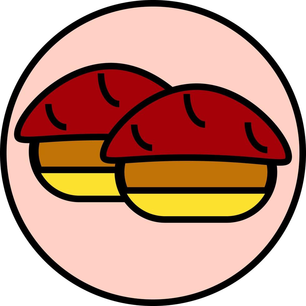 snel voedsel sushi, illustratie, vector, Aan een wit achtergrond. vector