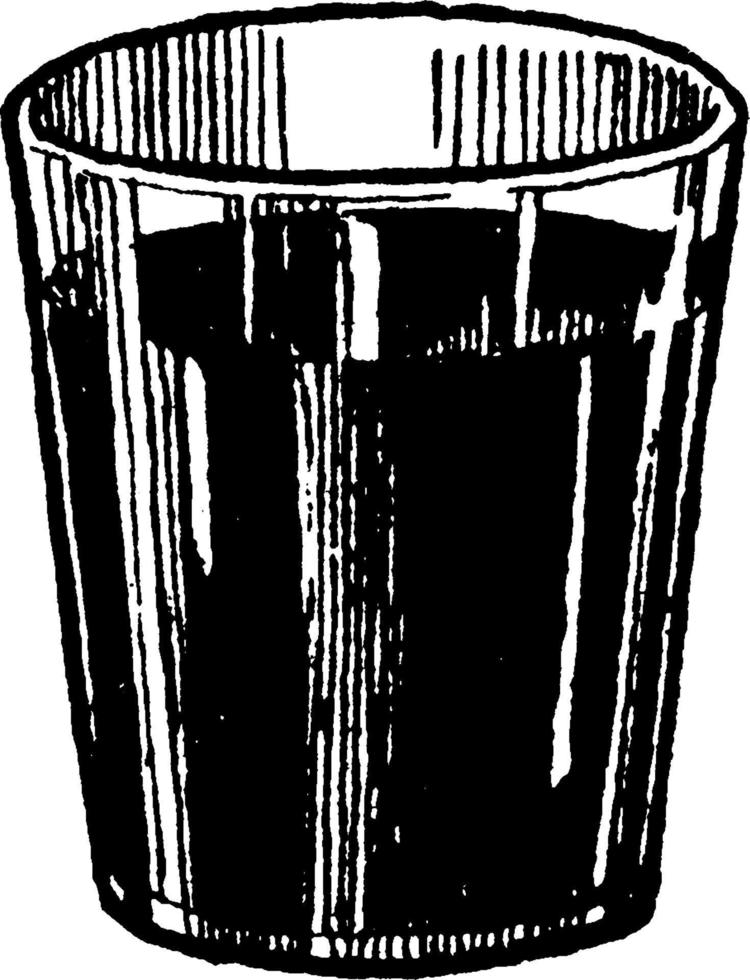 drie kwartalen vol van Liaan container, wijnoogst illustratie. vector