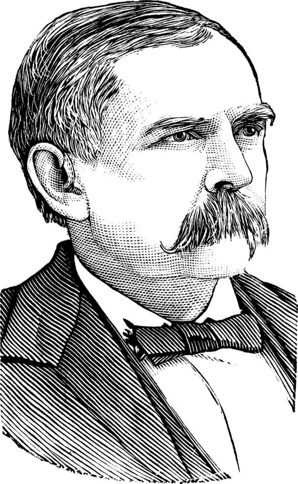 George g. hesje, wijnoogst illustratie vector