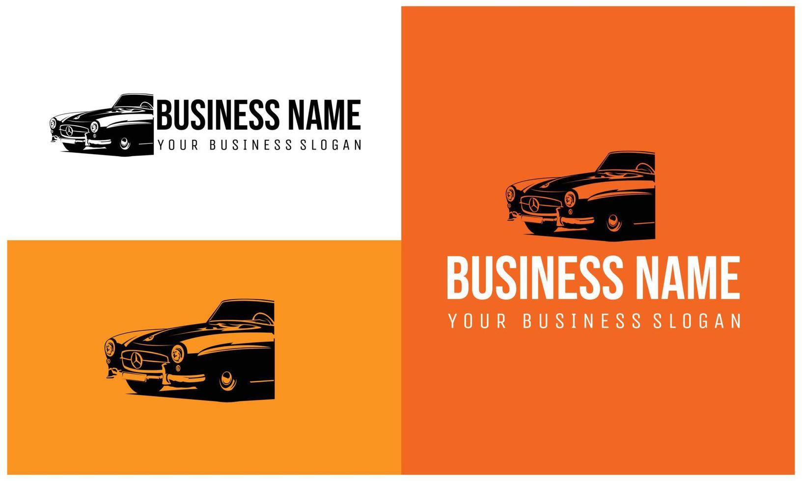 luxe klassiek auto logo geïsoleerd vector met sommige van de het beste keuzes voor insigne, embleem, icoon, bedrijf, beschikbaar in eps 10.