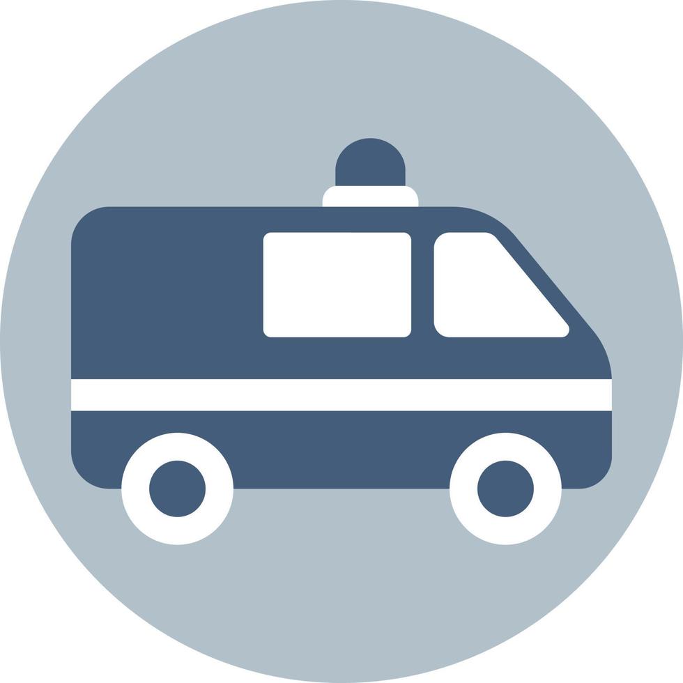 ambulance auto, illustratie, vector, Aan een wit achtergrond. vector