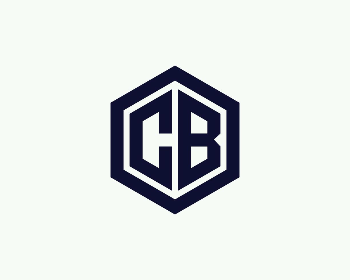 cb bc logo ontwerp vector sjabloon