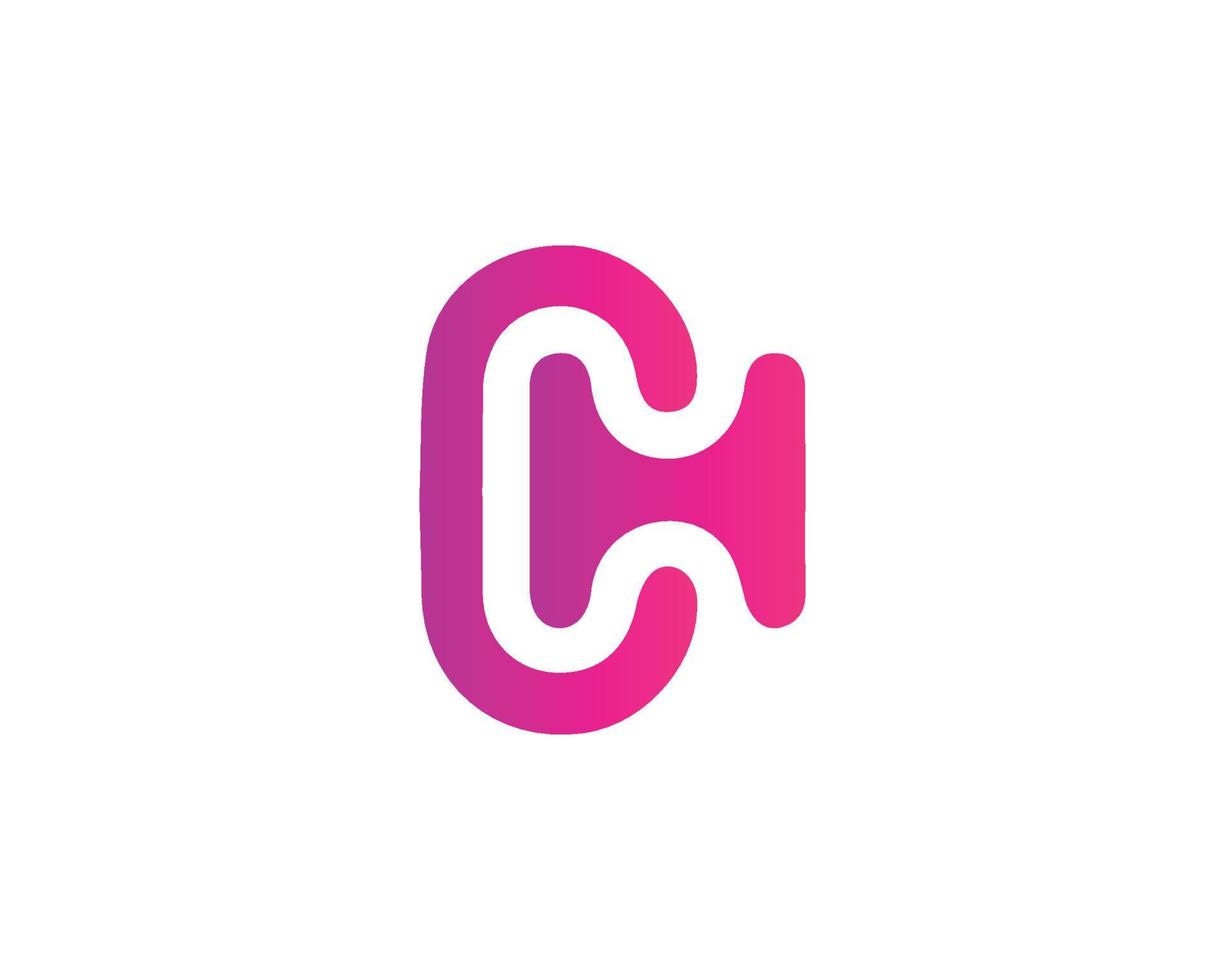 ch hc logo ontwerp vector sjabloon