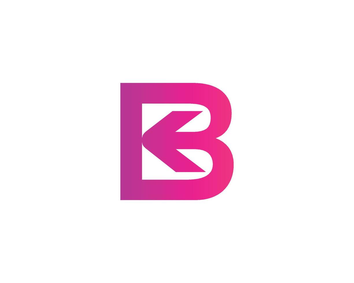 bk kb logo ontwerp vector sjabloon
