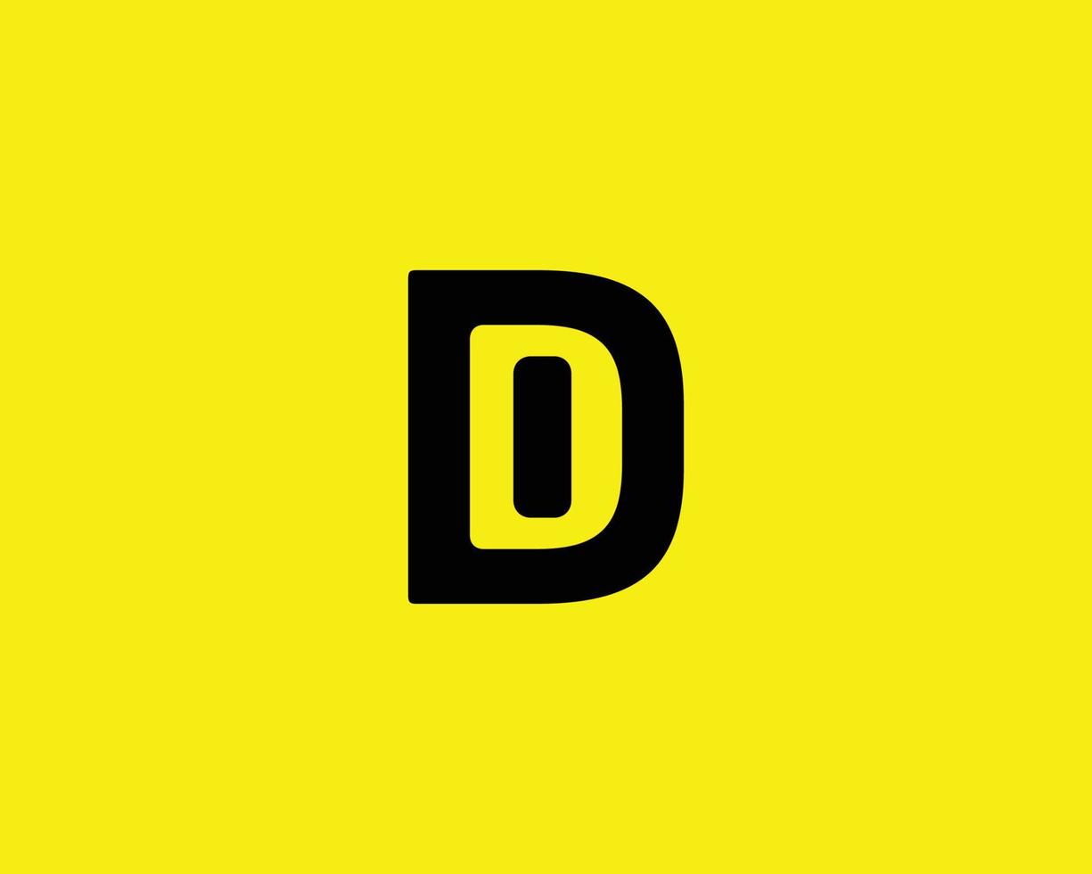 di ID kaart logo ontwerp vector sjabloon