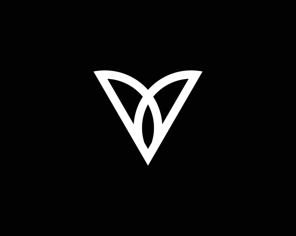 v logo ontwerp vector sjabloon