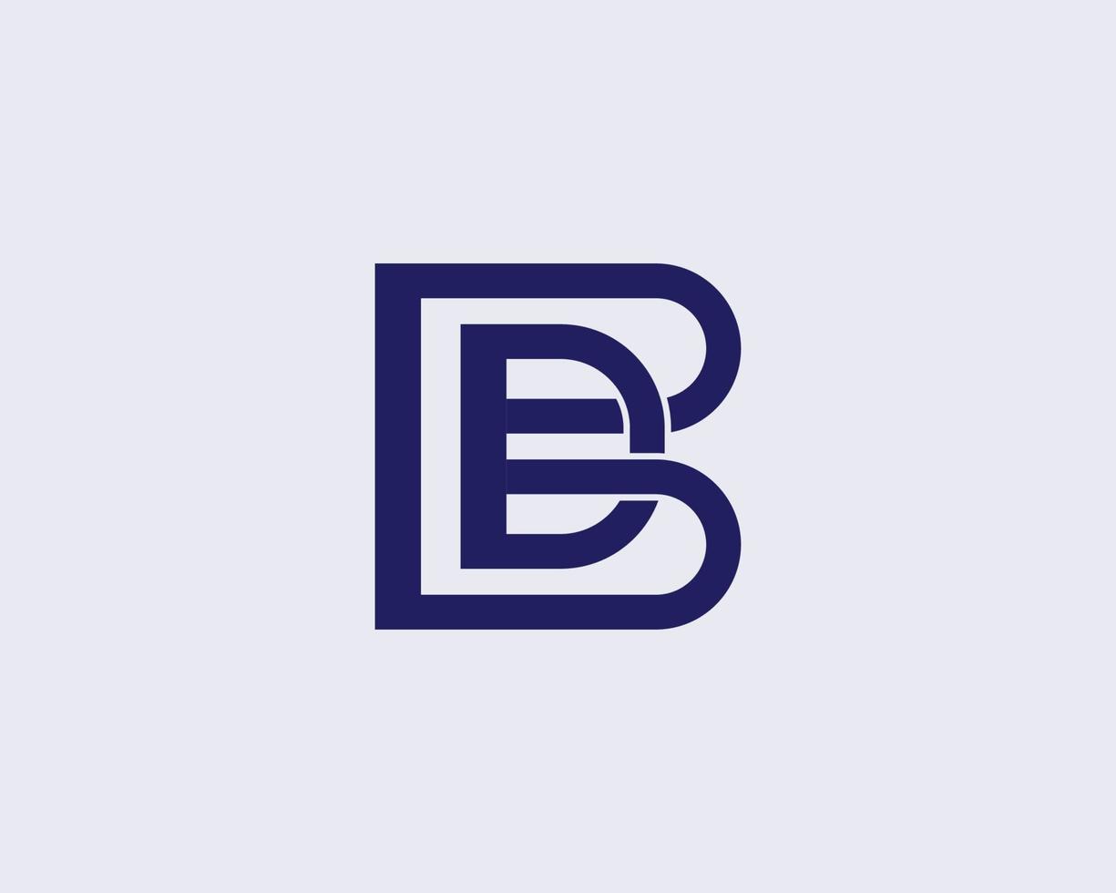 bd db logo ontwerp vector sjabloon