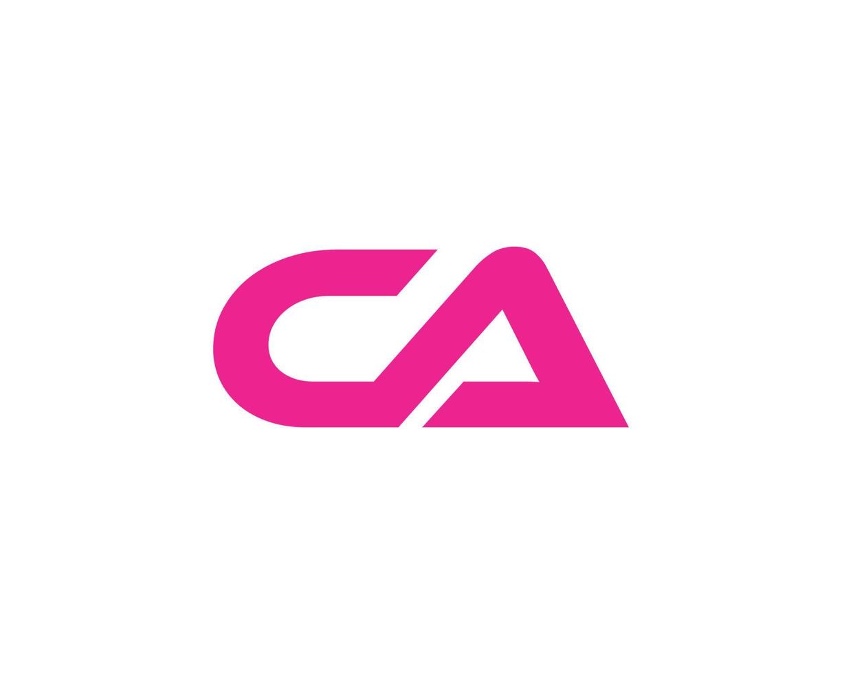 ca ac logo ontwerp vector sjabloon