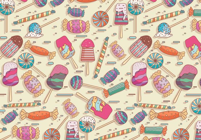 Toffee Pattern Vector