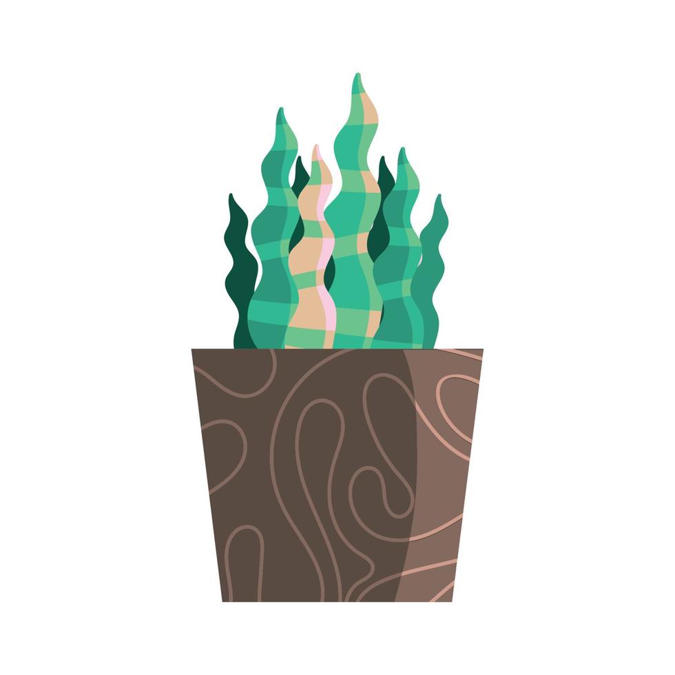 kamerplant in klassiek pot vector