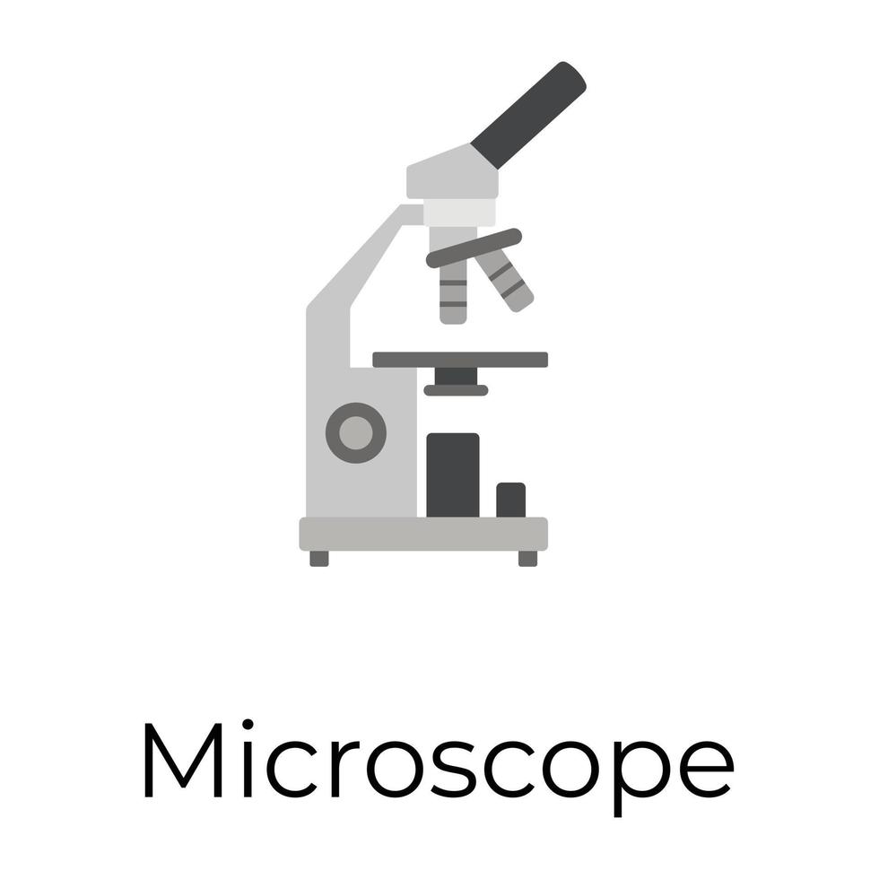 trendy microscoopconcepten vector