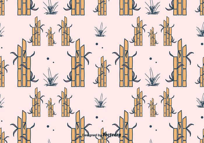 Bamboe Vector Pattern