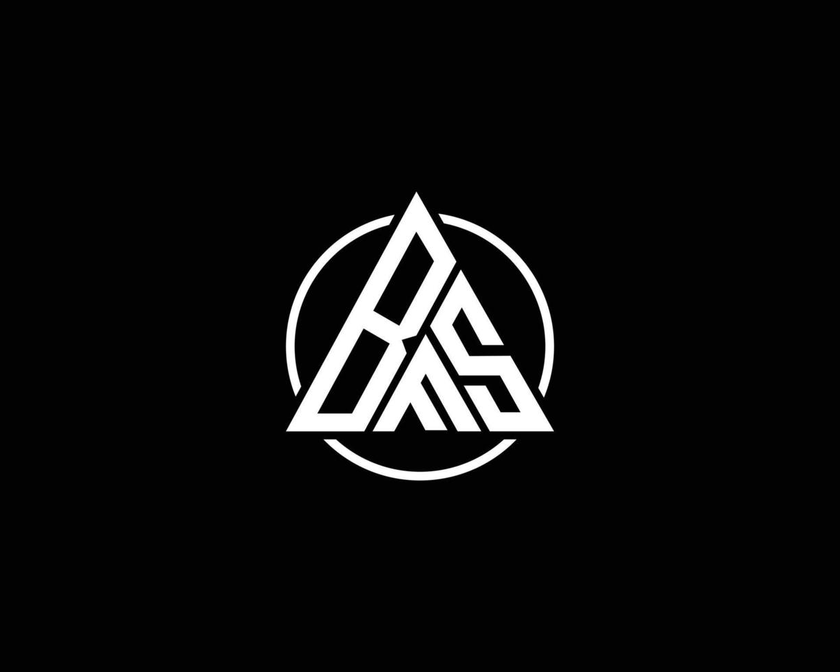 professioneel driehoek brief vriendjes en bsf logo ontwerp concept vector sjabloon.