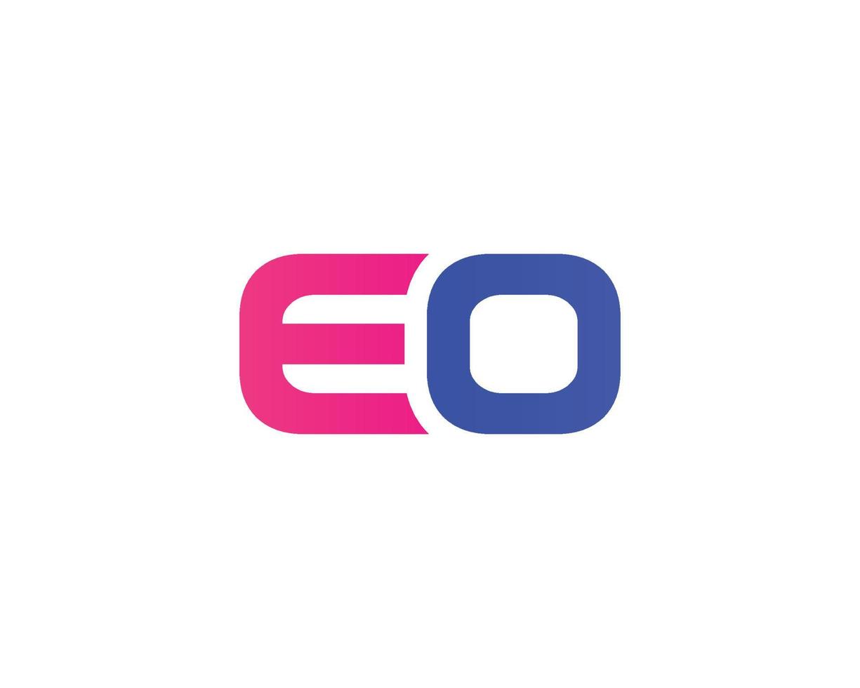 eo oe logo ontwerp vector sjabloon