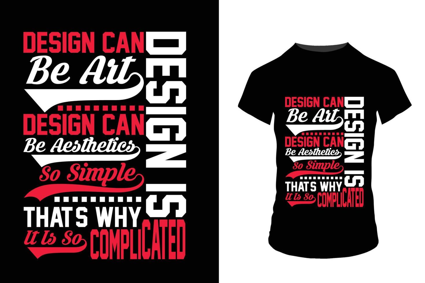 eenvoudig t-shirt ontwerp vector