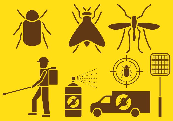 Pest Control Icons vector