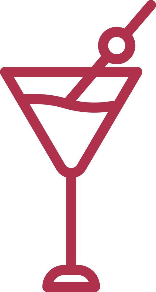 verjaardag cocktail, illustratie, vector, Aan een wit achtergrond. vector