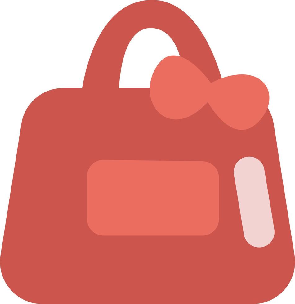 rood handtas, illustratie, vector, Aan een wit achtergrond. vector