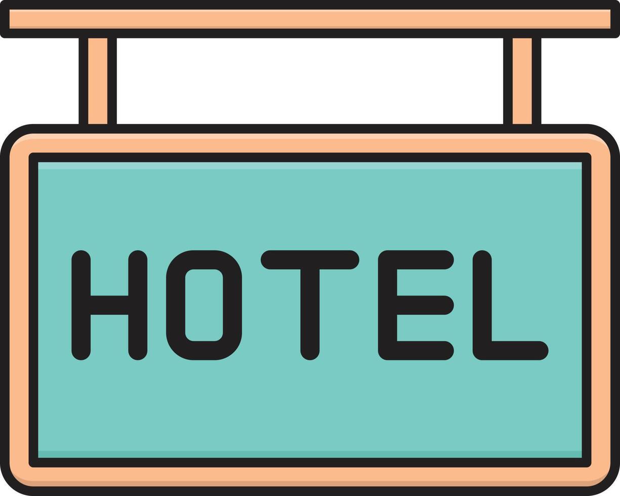 hotel bestuur vectorillustratie op een background.premium kwaliteit symbolen.vector iconen voor concept en grafisch ontwerp. vector