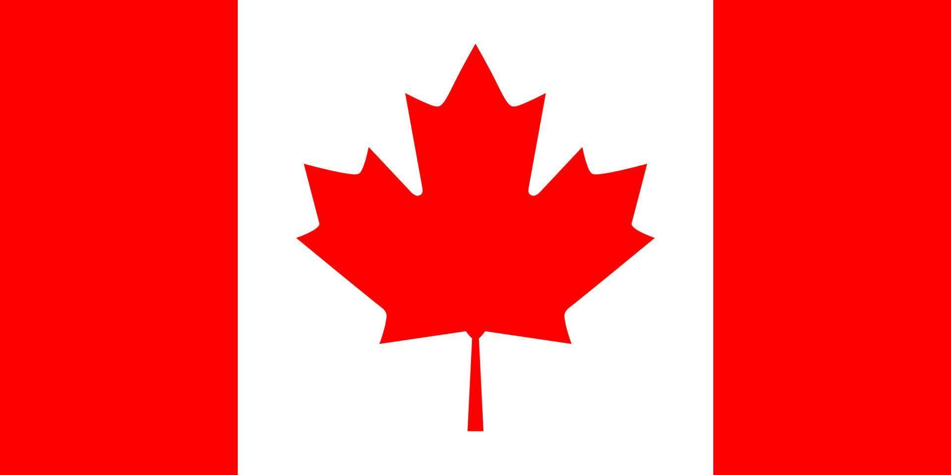 vlag van canada vector