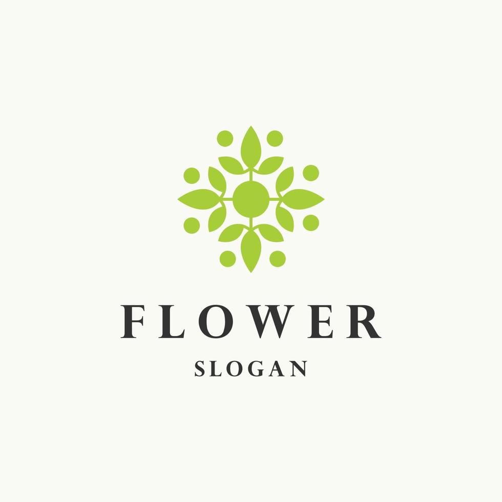 bloem logo pictogram ontwerp sjabloon vectorillustratie vector