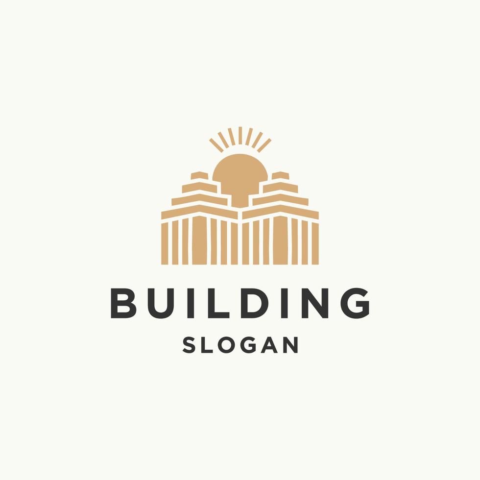 gebouw logo pictogram ontwerp sjabloon vectorillustratie vector