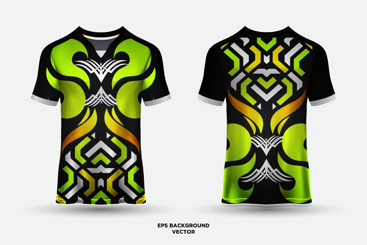 fantastisch golvend Jersey ontwerp geschikt voor sport, racen, voetbal, gaming en e sport- vector