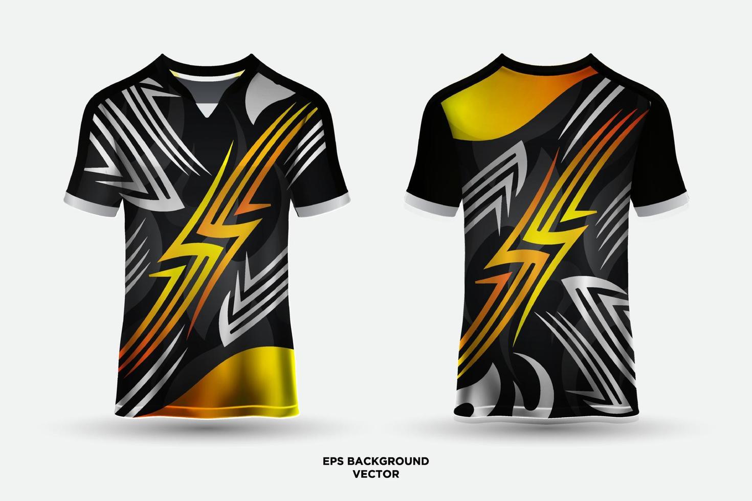 modern digitaal Jersey ontwerp geschikt voor sport, racen, voetbal, gaming en e sport- vector