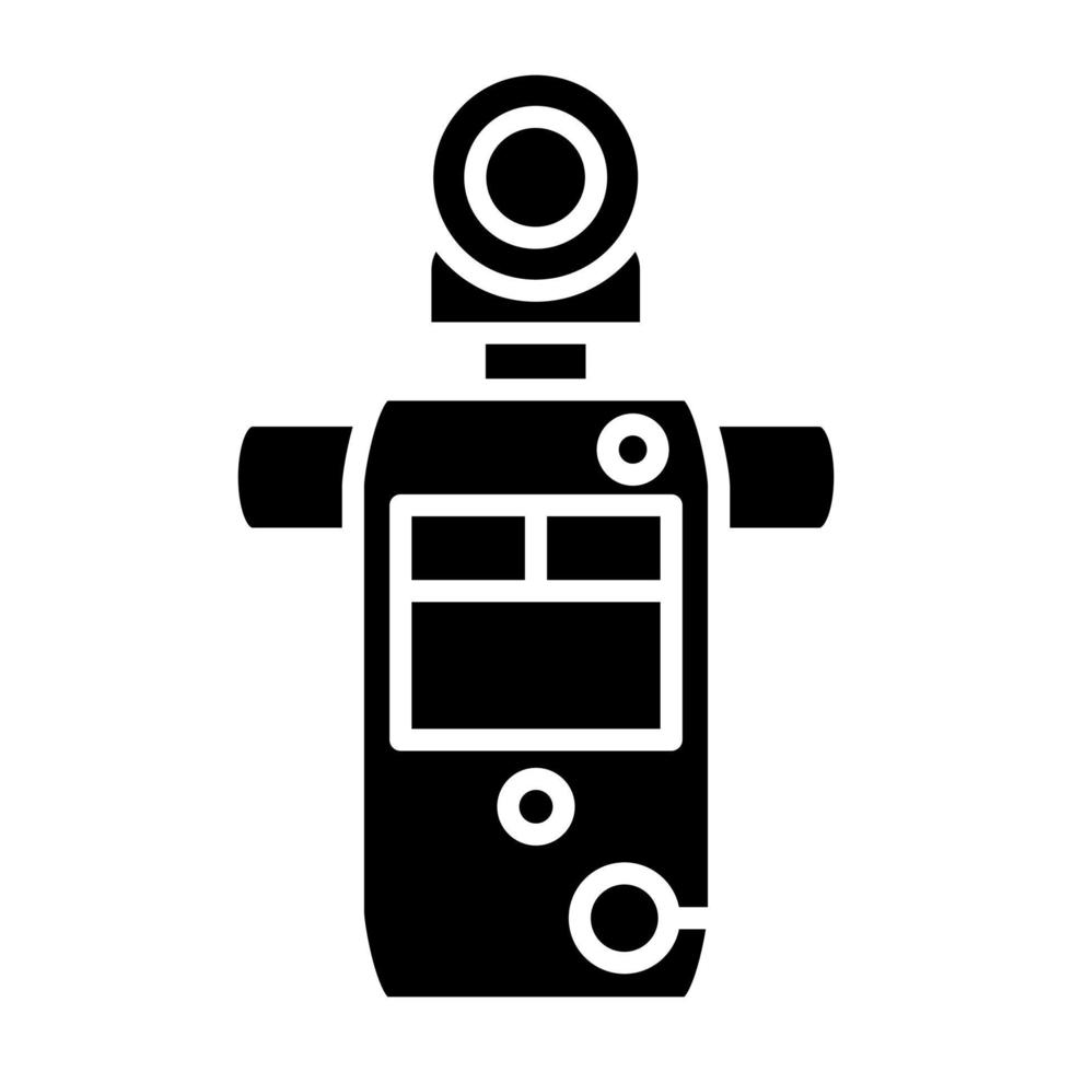 camera meter icoon stijl vector