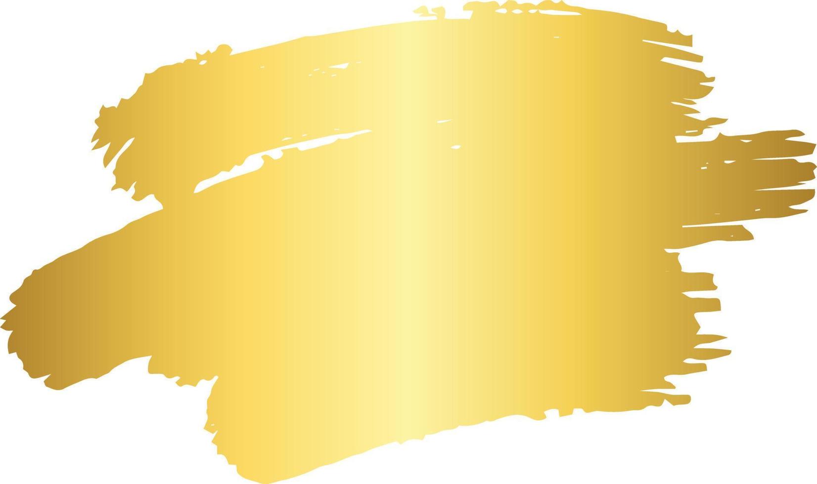 goud borstel beroerte ontwerp element vector