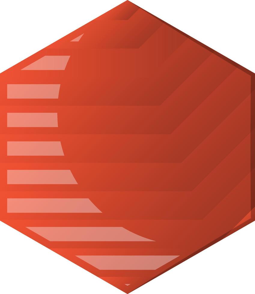 abstract zeshoek lijn logo illustratie in modieus en minimaal stijl vector