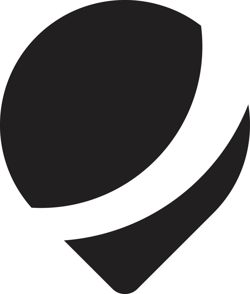abstract plaats pin logo illustratie in modieus en minimaal stijl vector