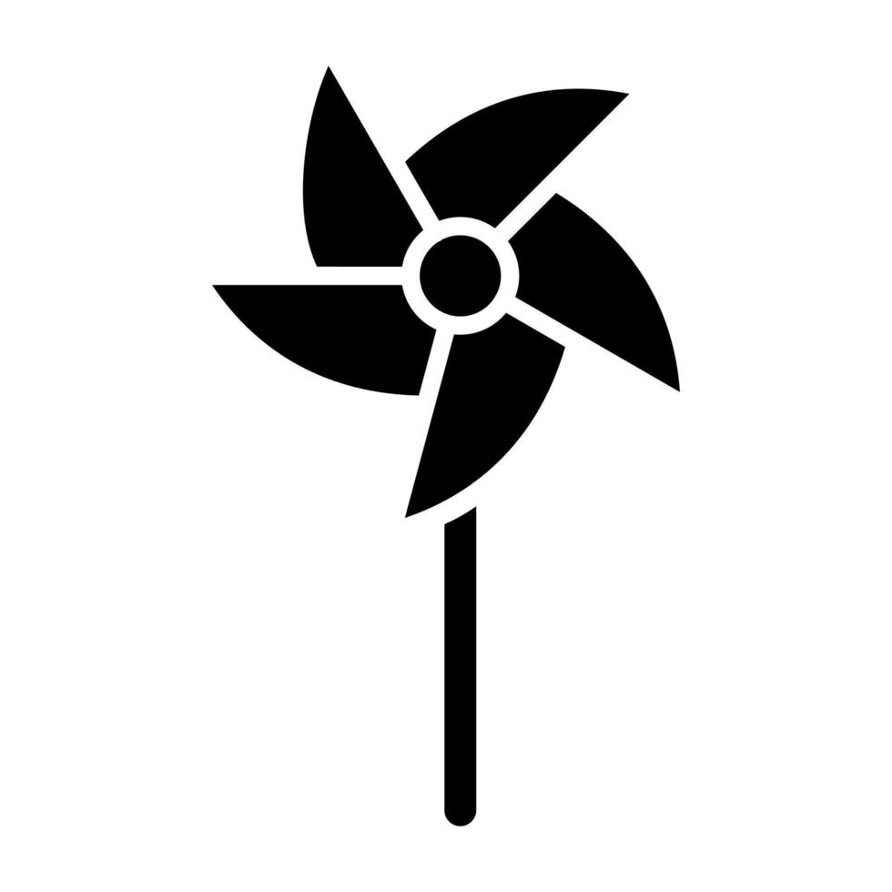 pinwheel icoon stijl vector