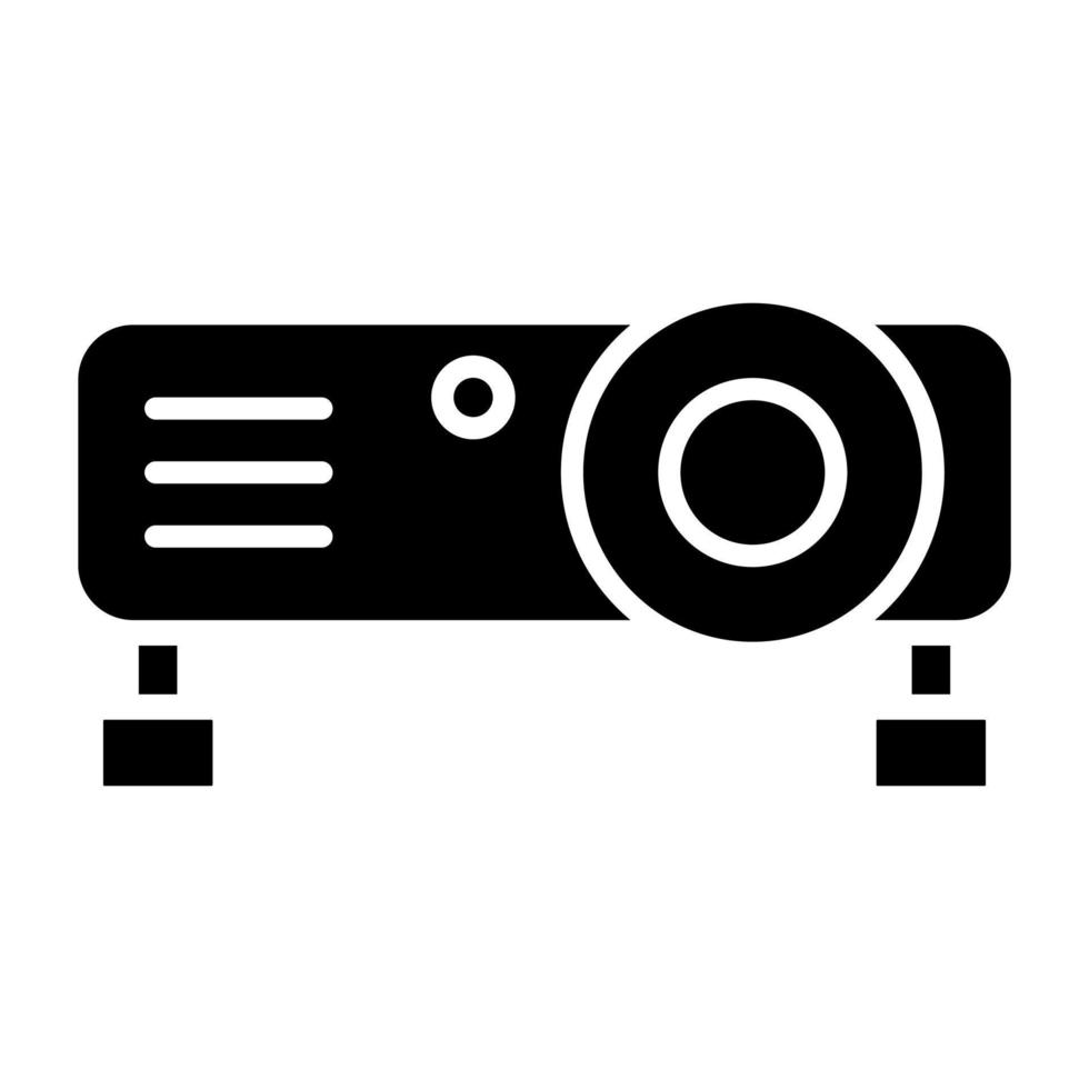 projector pictogramstijl vector