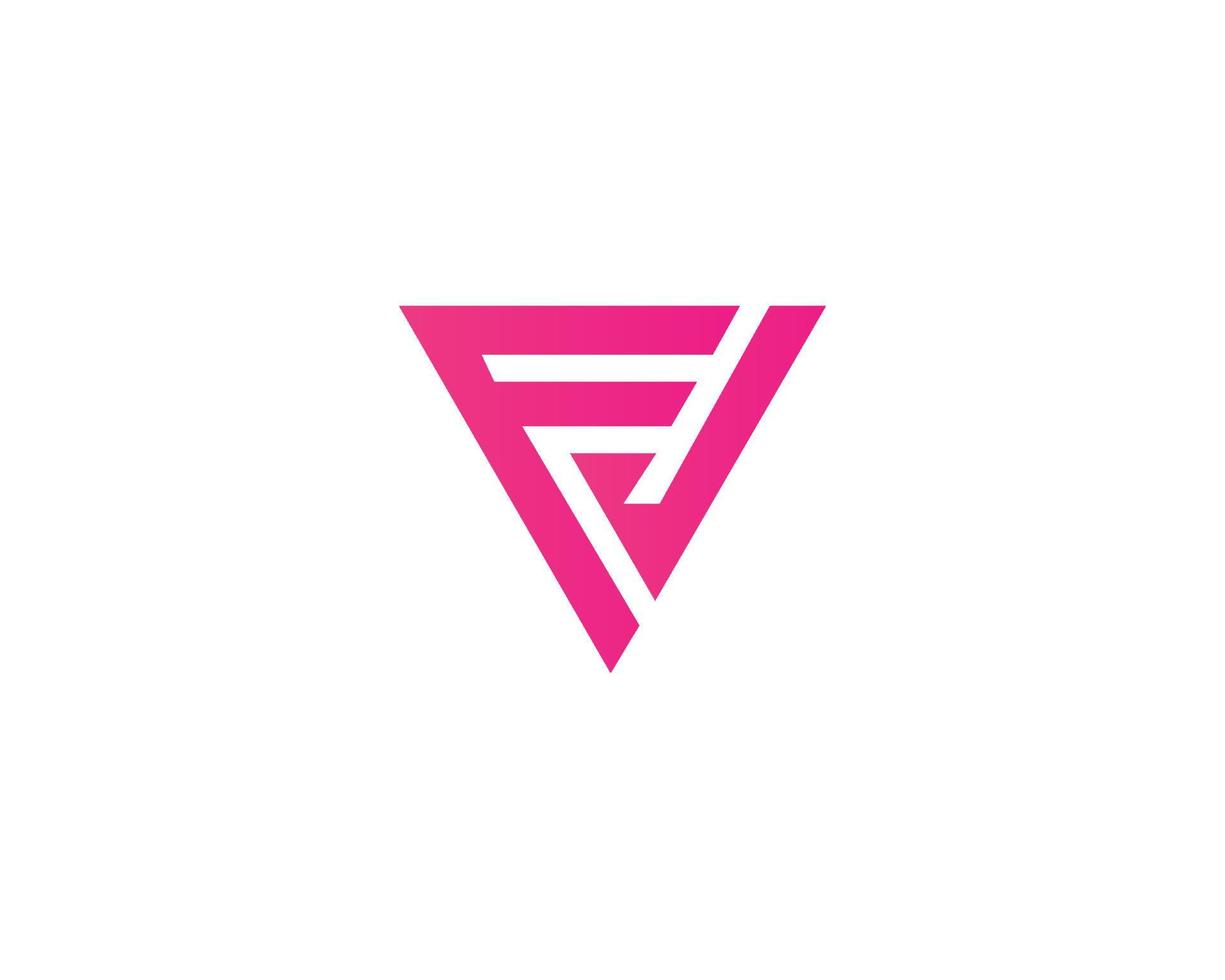 fj jf logo ontwerp vector sjabloon