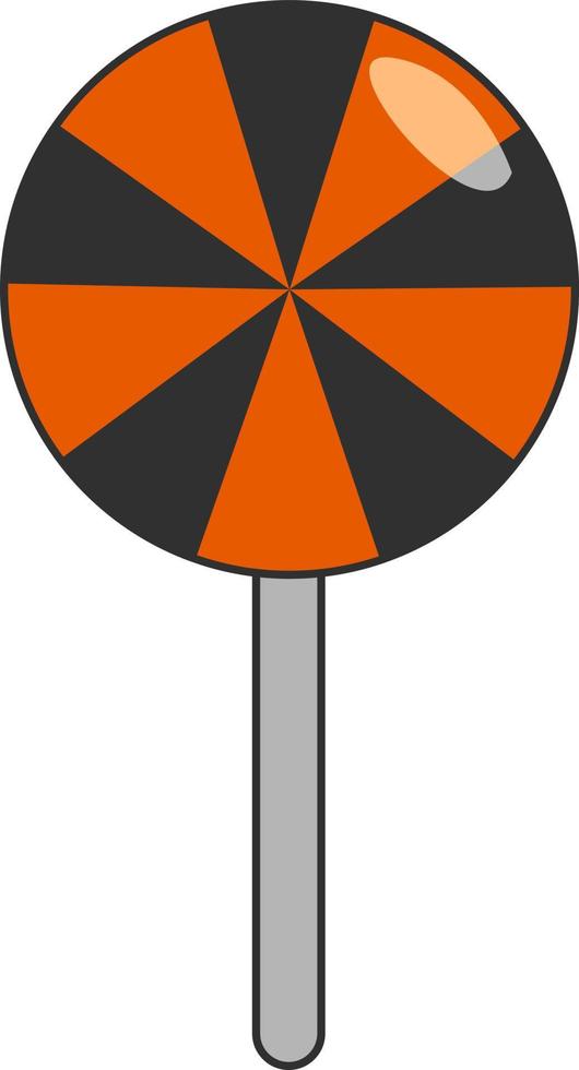 halloween lolly, illustratie, Aan een wit achtergrond. vector