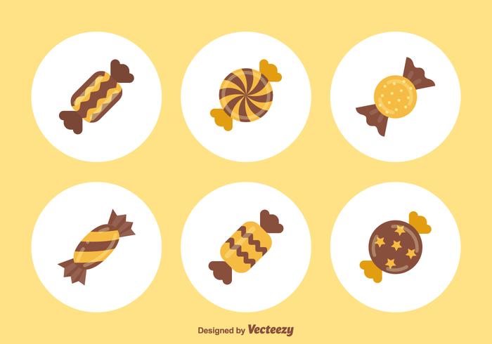 Gratis Toffee Vector Icons